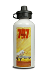 National Airlines 747 Aluminum Water Bottle
