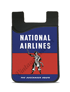 National Airlines 1950's Bag Sticker Card Caddy