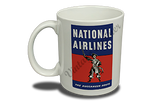 National Airlines 1950's Bag Sticker  Coffee Mug