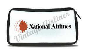 National Airlines Small Logo Travel Pouch