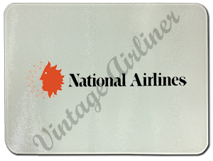 National Airlines Small Logo Glass Cutting Board