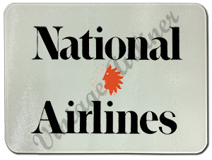 National Airlines Logo Glass Cutting Board
