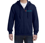 America West First Logo Zipped Hooded Sweatshirt