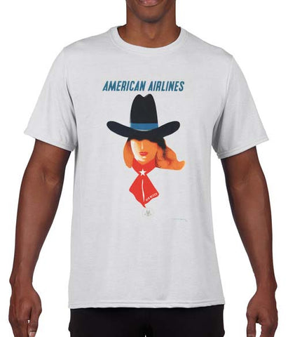 American Airlines New Mexico Poster T-shirt