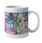 Ticket To New York Collage Art Coffee Mug