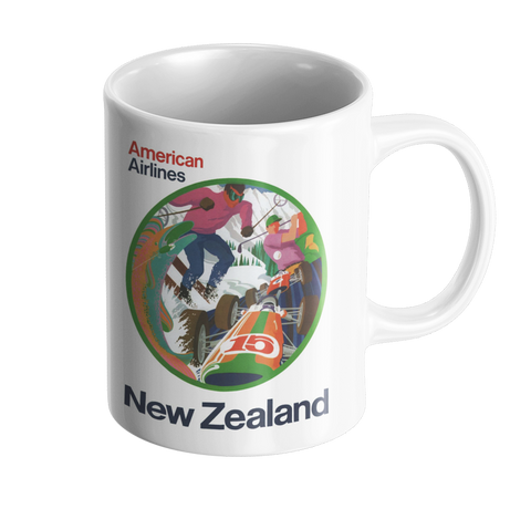 American Airlines New Zealand Coffee Mug