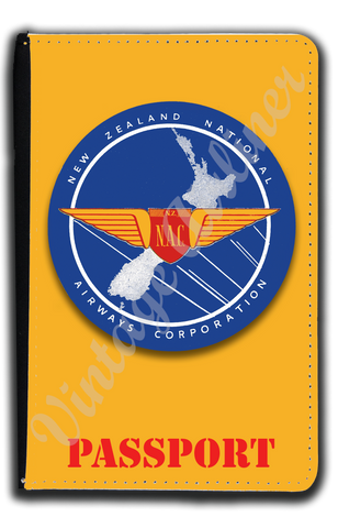 New Zealand National Airways Passport Case