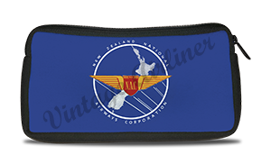 New Zealand National Airways Vintage Bag Sticker Travel  Pouch
