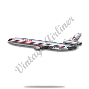 AA DC10 Old Livery Round Coaster