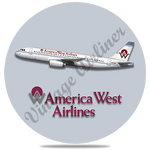 America West A320 Round Coaster