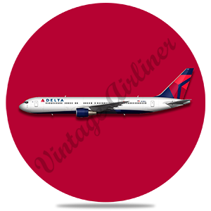 Delta Air Lines 767 Round Coaster