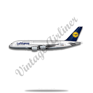 Lufthansa A380 Round Coaster