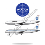 Pan Am A320 Round Coaster