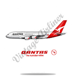 QANTAS A380 Round Coaster