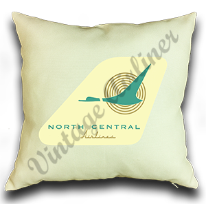 North Central Airlines 1950's Logo Pillow Case Cover