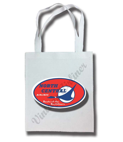 North Central Airlines Vintage Tote Bag