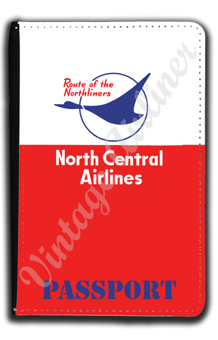 North Central Airlines Last Logo Passport Case