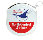 North Central Airlines Last Logo Round Coin Purse