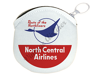 North Central Airlines Last Logo Round Coin Purse