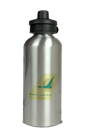North Central Airlines 1950's Logo Aluminum Water Bottle
