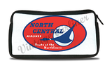 North Central Airlines Vintage Bag Sticker Travel Pouch