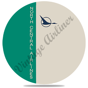 North Central Airlines Timetable Round Coaster