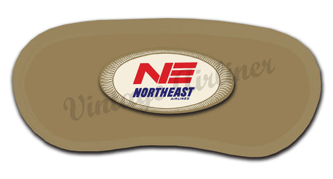 Northeast Airlines 1950's Vintage Bag Sticker Sleep Mask