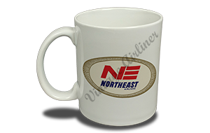 Northeast Airlines Vintage 1950's Bag Sticker  Coffee Mug