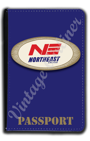 Northeast Airlines Bag Sticker Passport Case