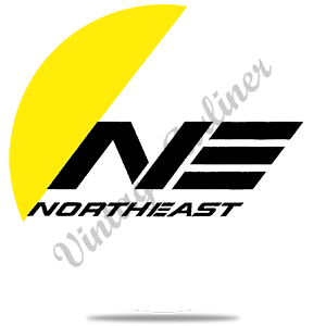 Northeast Airlines Logo Round Coaster