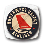 Northwest Orient Airlines 1950's Vintage Magnets