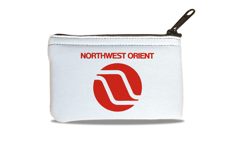 Northwest Orient Airlines Logo Bag Sticker Rectangular Coin Purse