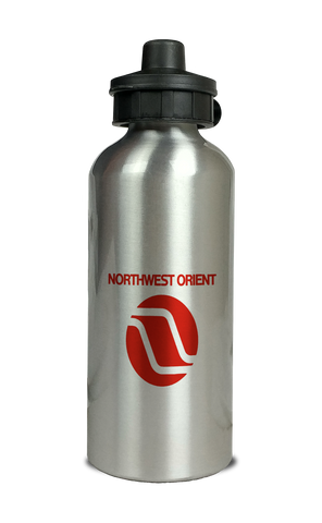 Northwest Orient Airlines Logo Aluminum Water Bottle