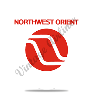 Northwest Orient Airlines Logo Round Coaster