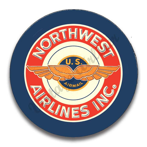 Northwest Airlines 1940's Magnets