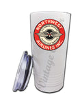 Northwest Airlines 1940's Bag Sticker Tumbler