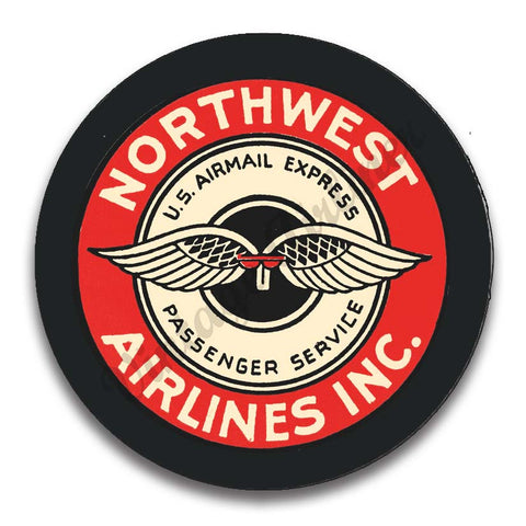 Northwest Airlines 1940's Vintage Magnets