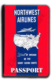 Northwest Airlines Passport Case