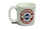 Northwest Airlines Vintage 1930's Bag Sticker  Coffee Mug