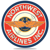Northwest Airlines Vintage Airmail Coaster