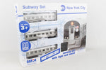 MTA 3 PIECE TRAIN SET W/TRACK