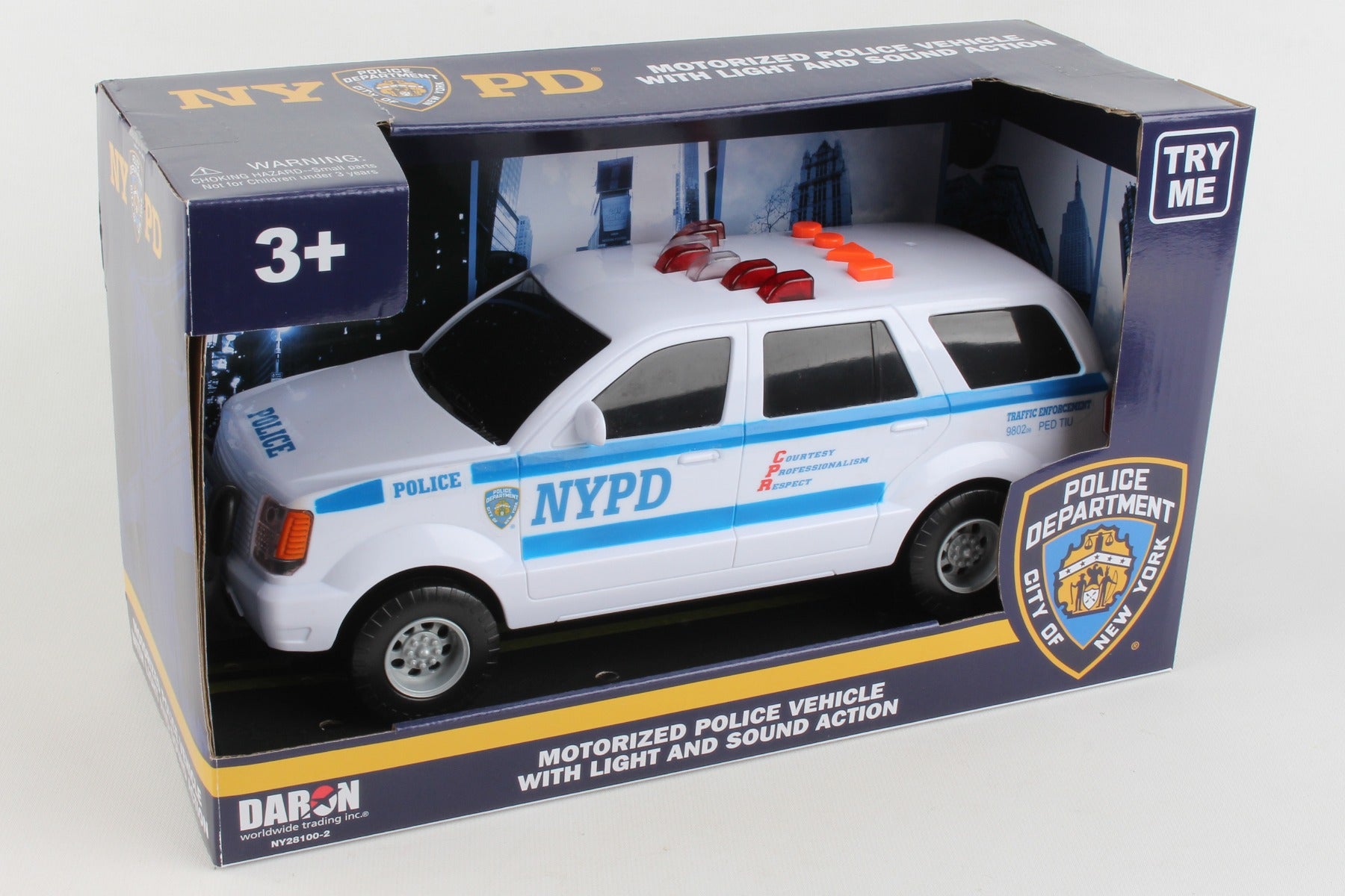 NYPD MOTORIZED SUV WITH LIGHTS & SOUNDS – Airline Employee Shop