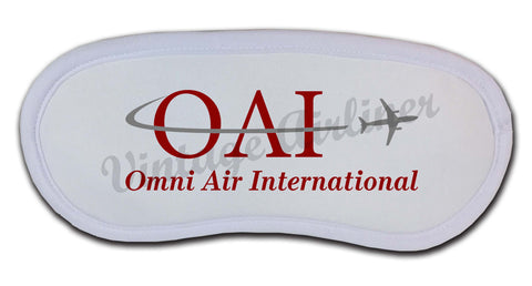 Omni Air International Logo Sleep Mask