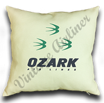 Ozark Airlines Vintage Logo Pillow Case Cover
