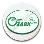 Ozark Airlines Vintage Baggage Sticker Magnets