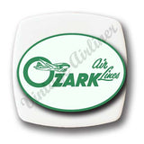 Ozark Airlines Vintage Baggage Sticker Magnets