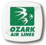 Ozark Airlines Green Logo Magnets