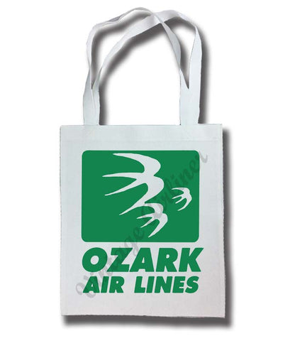 Ozark Airlines Green Logo Tote Bag