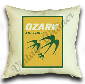 Ozark Airlines Yellow Logo Pillow Case Cover