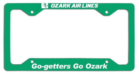 Ozark Air Lines - Go-getters Go Ozark - License Plate Frame
